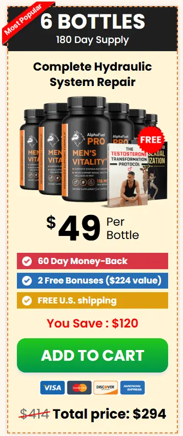 AlphaFuel Pro- 6 Bottle